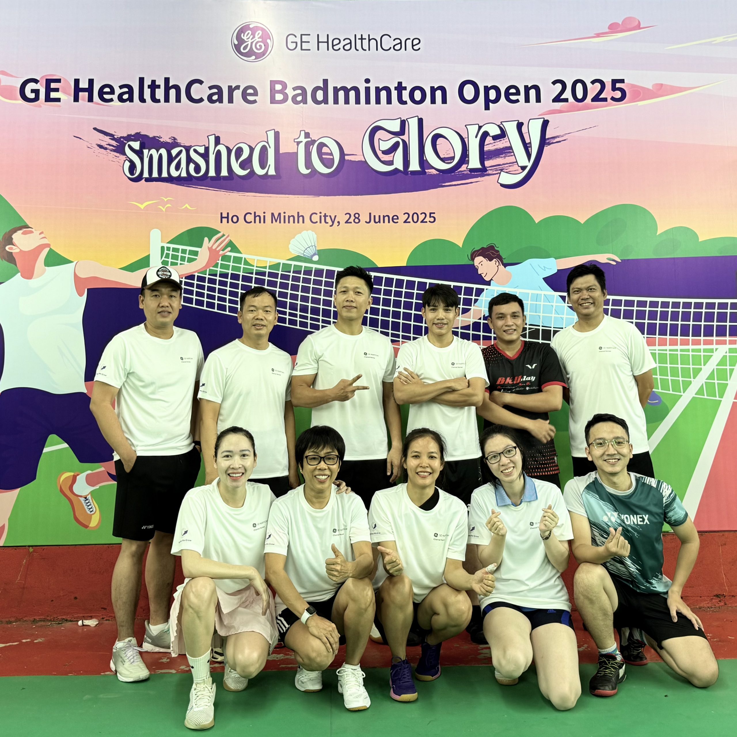 Toan Dien’s Badminton Players at the Family Day Tournament