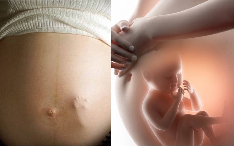 Cảm nhận những cú đạp đầu tiên từ bên trong bụng mẹ